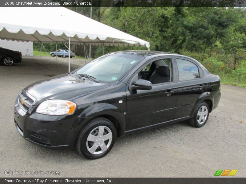 Black / Charcoal 2008 Chevrolet Aveo LS Sedan