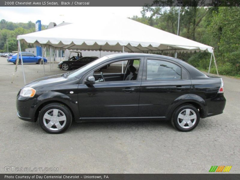 Black / Charcoal 2008 Chevrolet Aveo LS Sedan