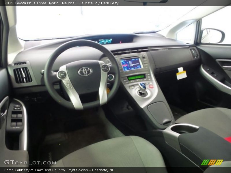  2015 Prius Three Hybrid Dark Gray Interior