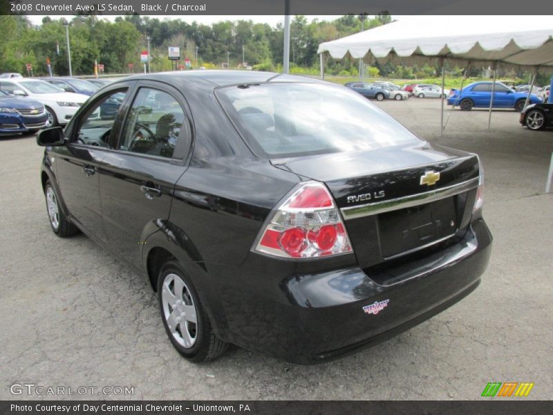 Black / Charcoal 2008 Chevrolet Aveo LS Sedan