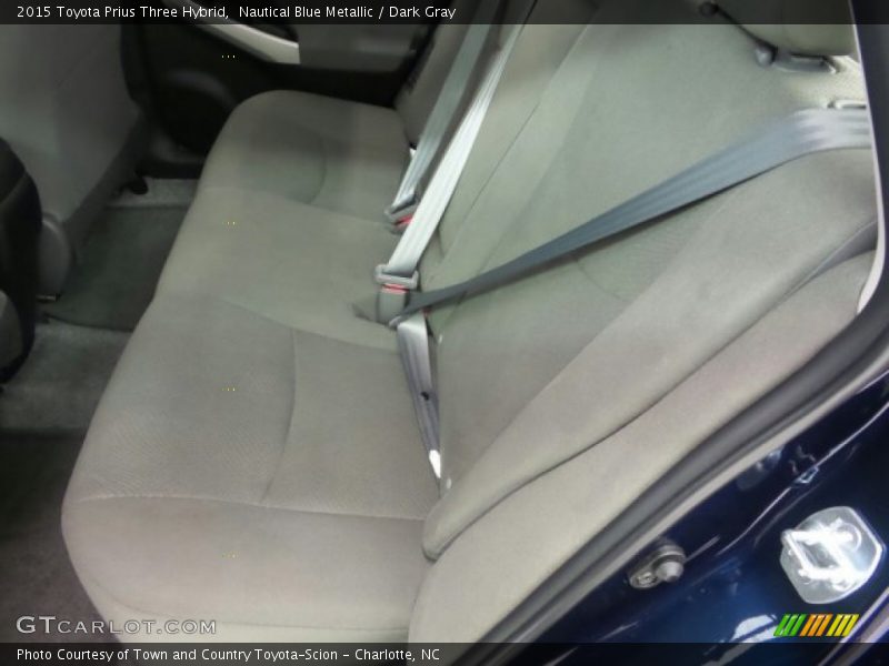Nautical Blue Metallic / Dark Gray 2015 Toyota Prius Three Hybrid