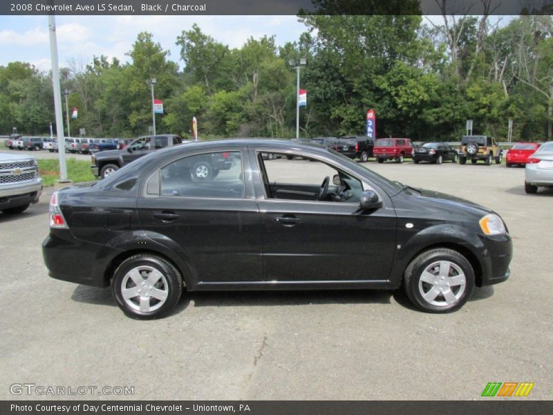 Black / Charcoal 2008 Chevrolet Aveo LS Sedan