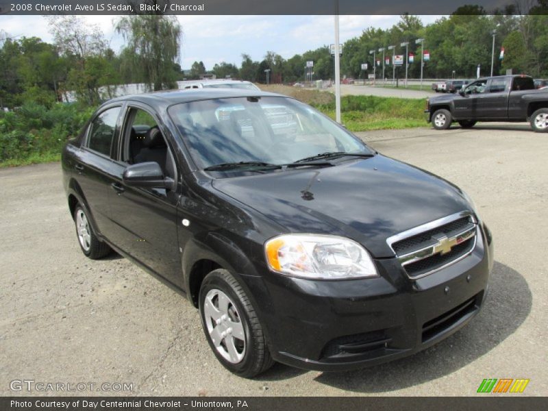 Black / Charcoal 2008 Chevrolet Aveo LS Sedan