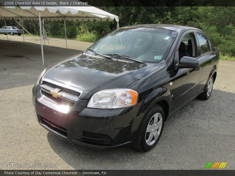 Black / Charcoal 2008 Chevrolet Aveo LS Sedan