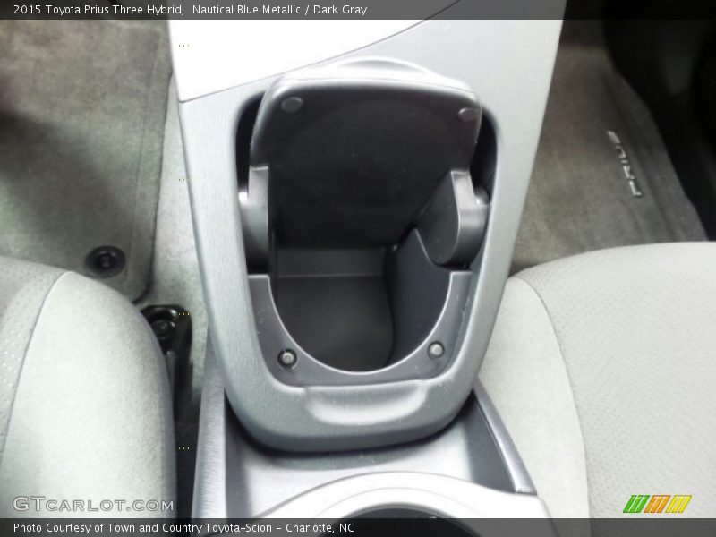 Nautical Blue Metallic / Dark Gray 2015 Toyota Prius Three Hybrid