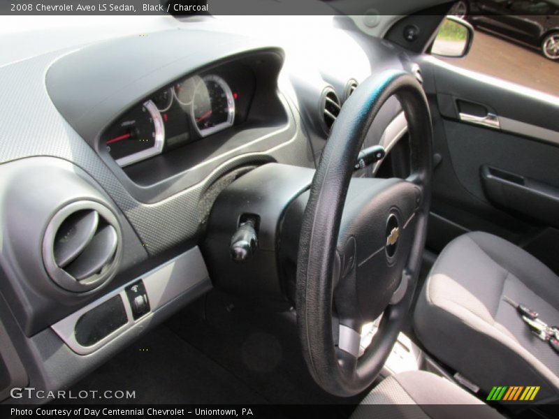 Black / Charcoal 2008 Chevrolet Aveo LS Sedan