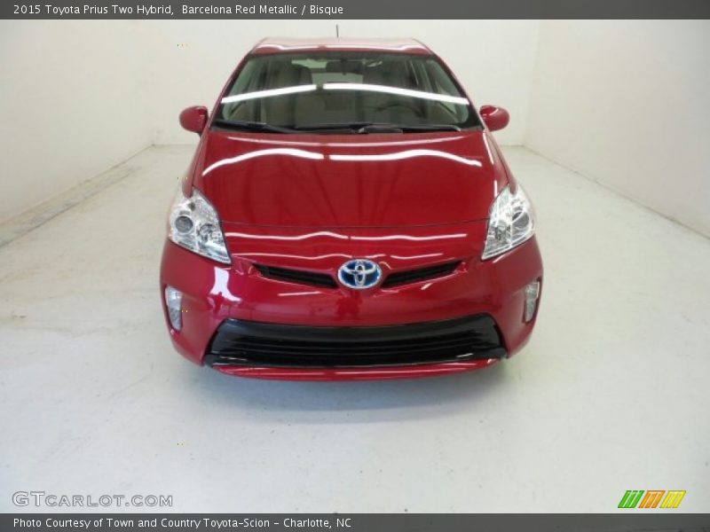 Barcelona Red Metallic / Bisque 2015 Toyota Prius Two Hybrid