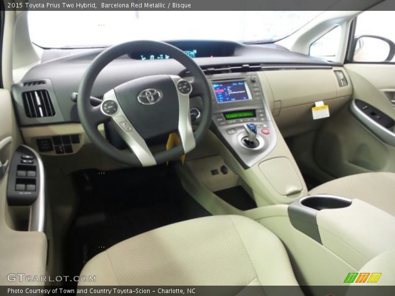 Barcelona Red Metallic / Bisque 2015 Toyota Prius Two Hybrid