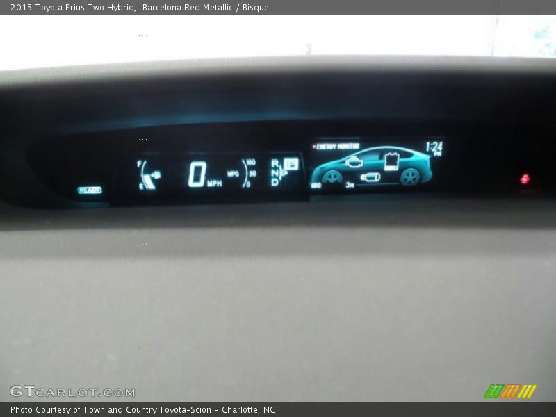 Barcelona Red Metallic / Bisque 2015 Toyota Prius Two Hybrid