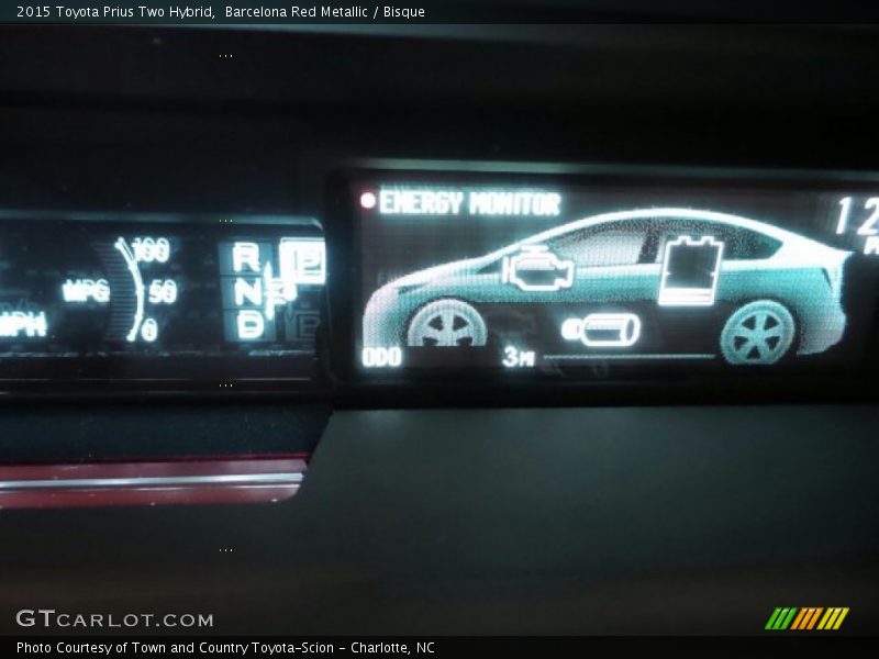 Barcelona Red Metallic / Bisque 2015 Toyota Prius Two Hybrid