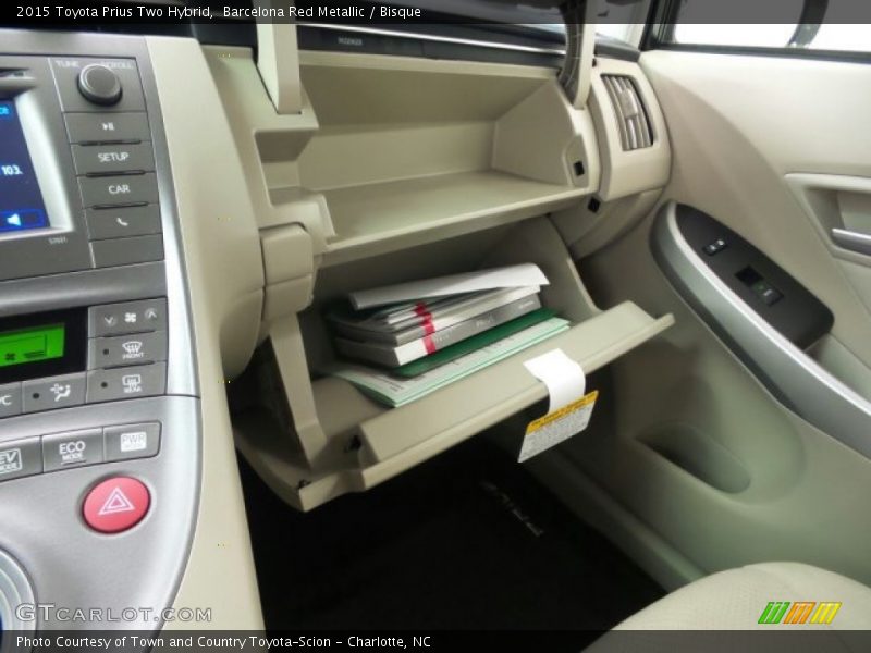Barcelona Red Metallic / Bisque 2015 Toyota Prius Two Hybrid