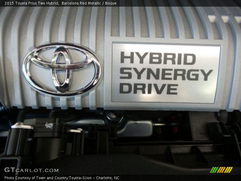 Barcelona Red Metallic / Bisque 2015 Toyota Prius Two Hybrid