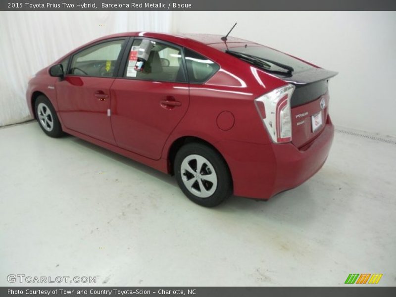 Barcelona Red Metallic / Bisque 2015 Toyota Prius Two Hybrid
