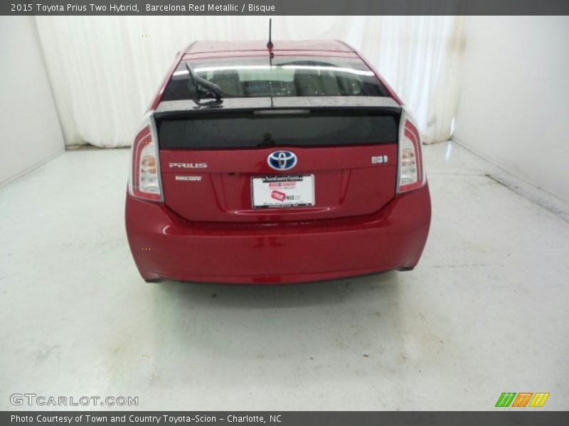 Barcelona Red Metallic / Bisque 2015 Toyota Prius Two Hybrid