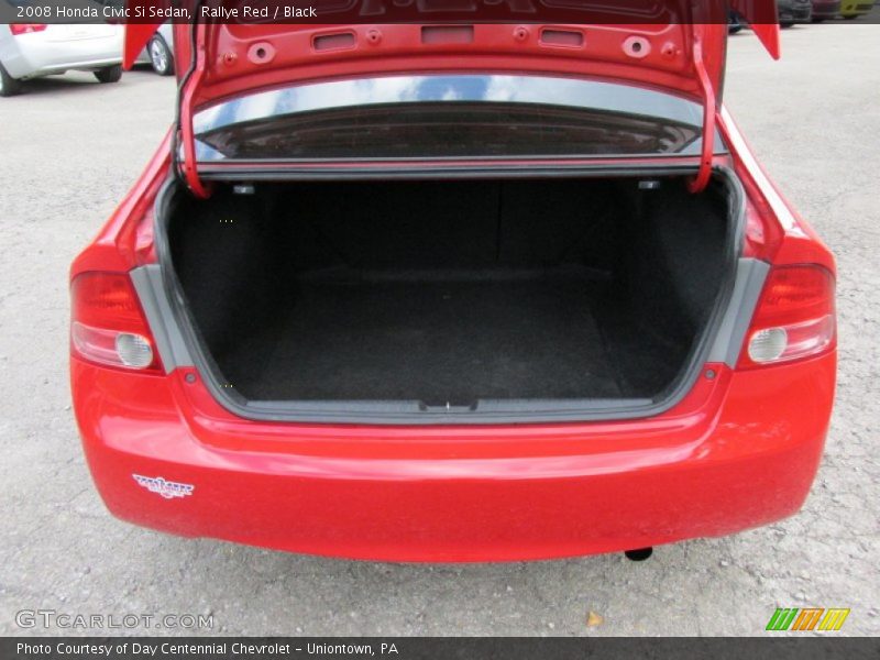 Rallye Red / Black 2008 Honda Civic Si Sedan