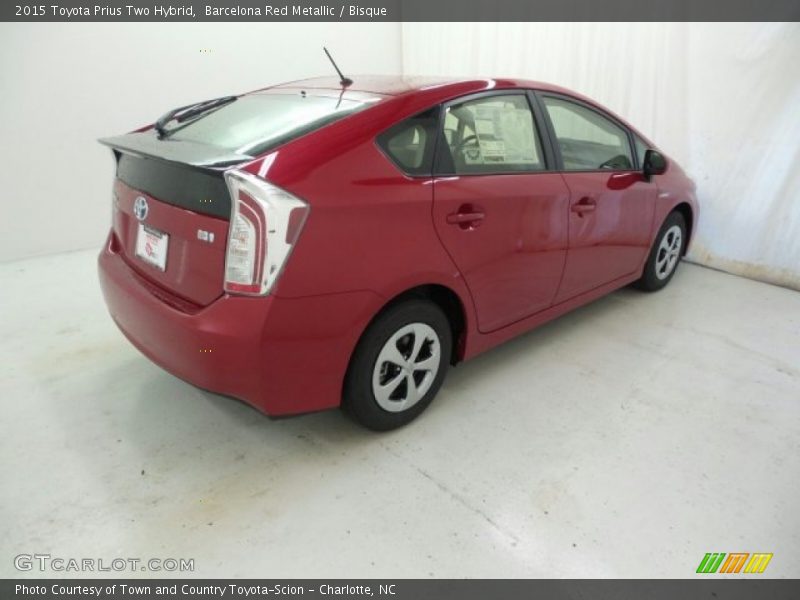Barcelona Red Metallic / Bisque 2015 Toyota Prius Two Hybrid