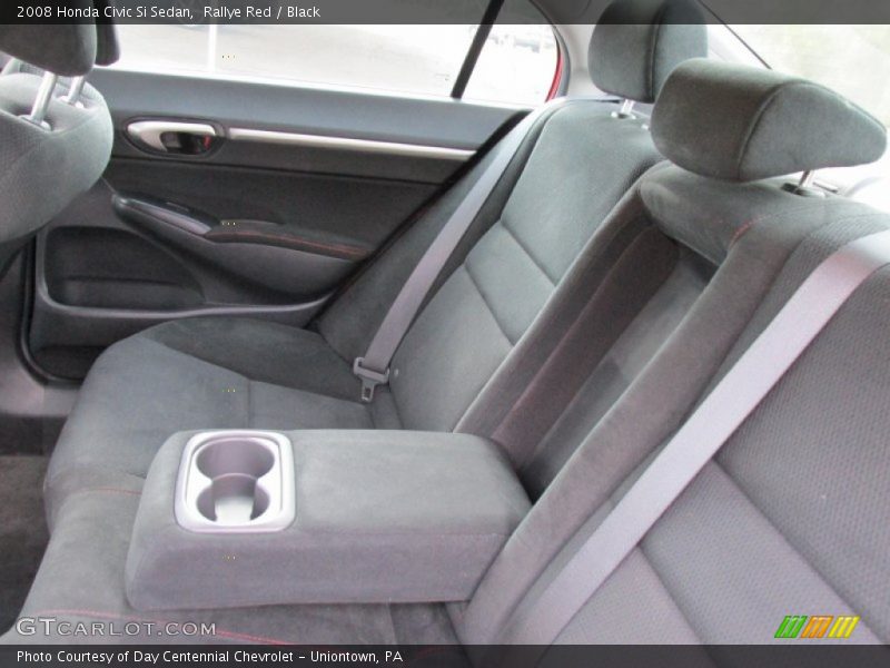 Rallye Red / Black 2008 Honda Civic Si Sedan