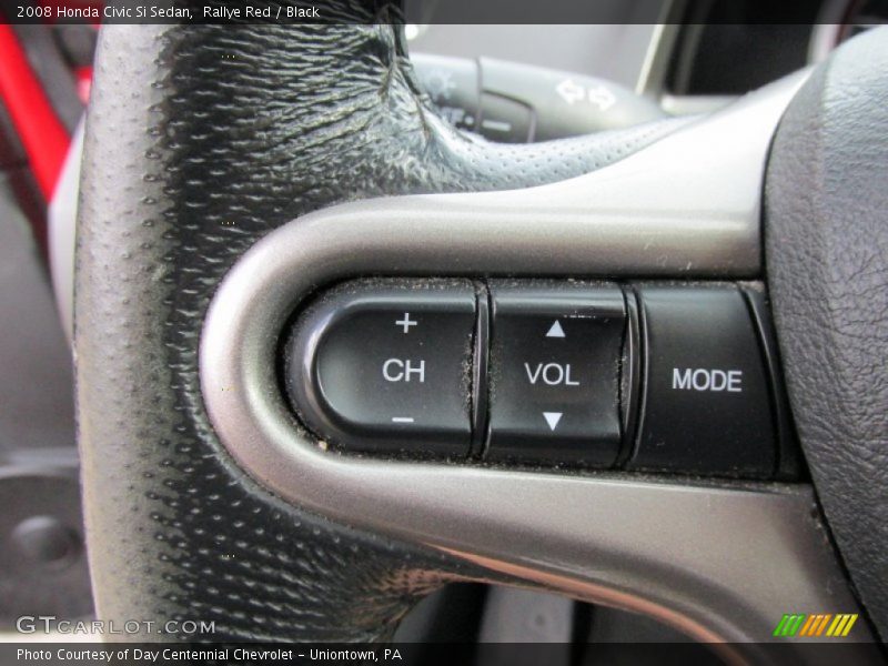 Rallye Red / Black 2008 Honda Civic Si Sedan