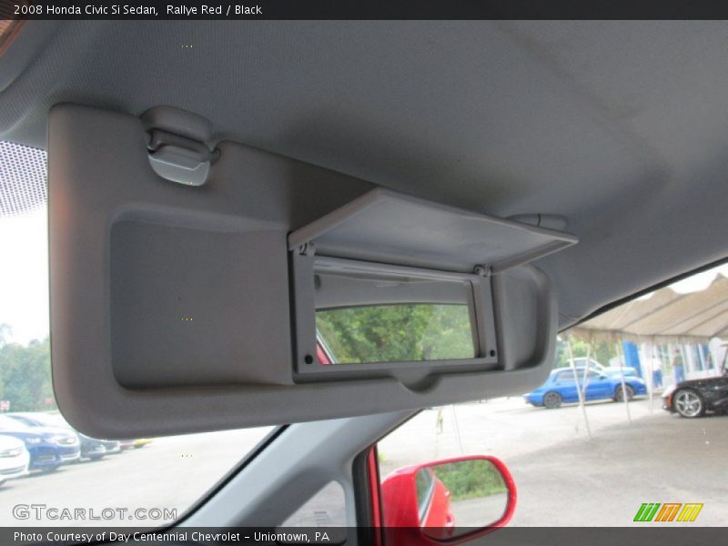 Rallye Red / Black 2008 Honda Civic Si Sedan