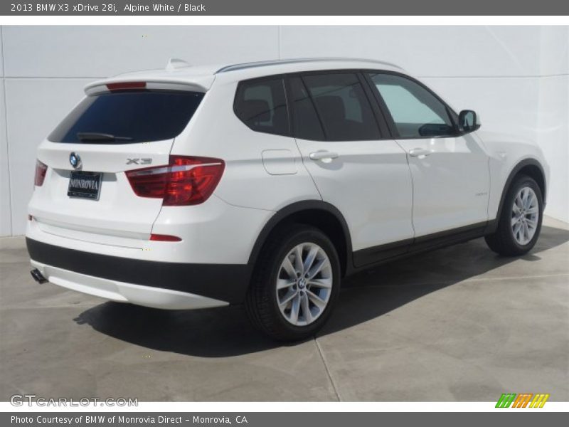 Alpine White / Black 2013 BMW X3 xDrive 28i