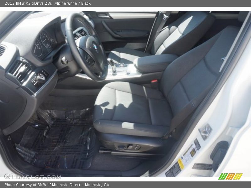 Alpine White / Black 2013 BMW X3 xDrive 28i