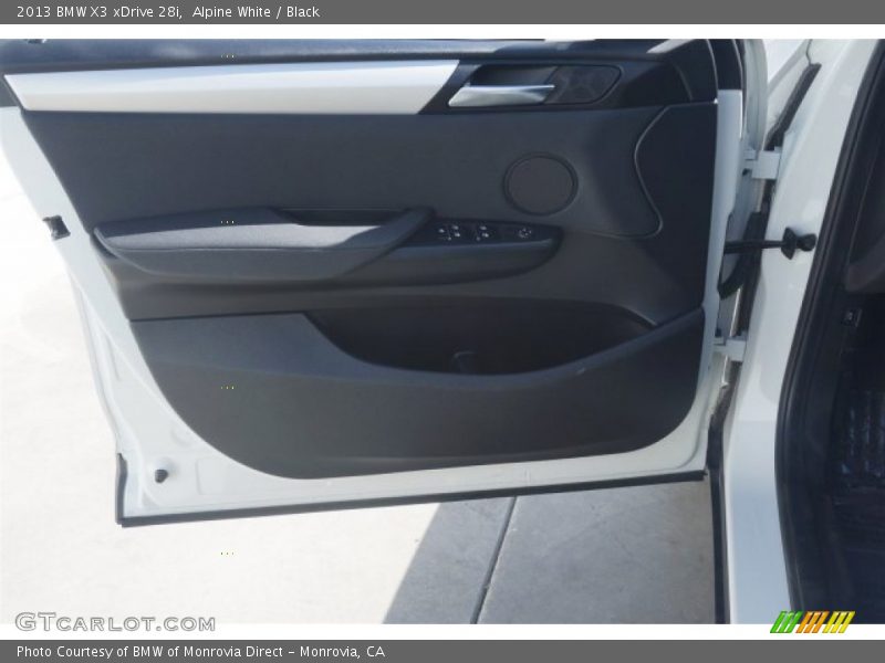 Alpine White / Black 2013 BMW X3 xDrive 28i