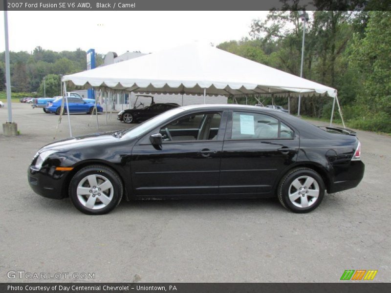 Black / Camel 2007 Ford Fusion SE V6 AWD