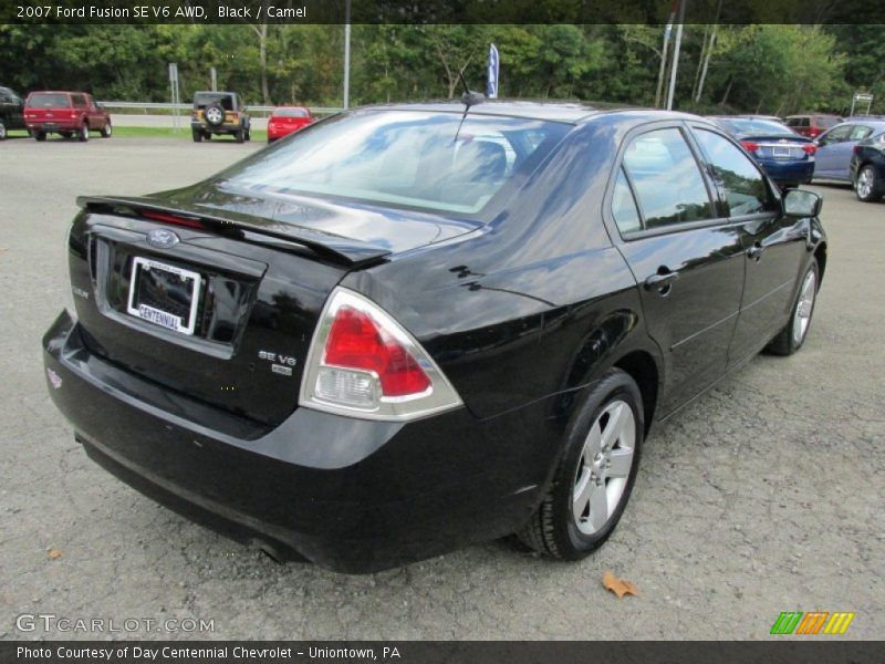 Black / Camel 2007 Ford Fusion SE V6 AWD