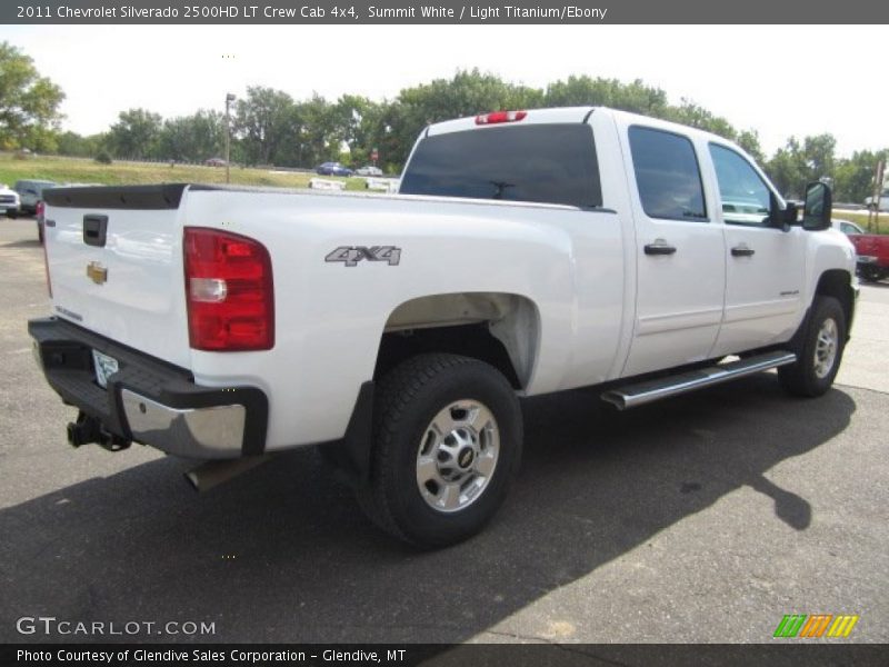 Summit White / Light Titanium/Ebony 2011 Chevrolet Silverado 2500HD LT Crew Cab 4x4