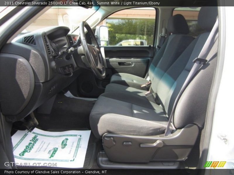 Summit White / Light Titanium/Ebony 2011 Chevrolet Silverado 2500HD LT Crew Cab 4x4