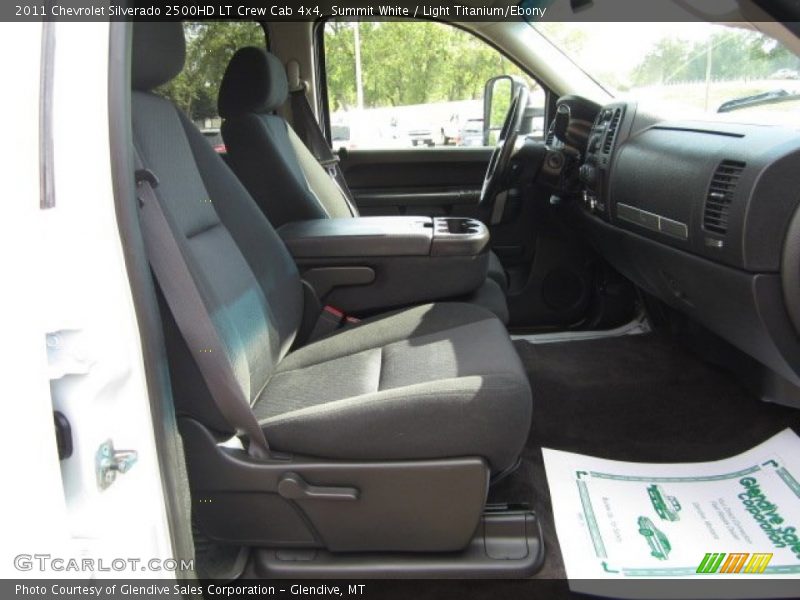 Summit White / Light Titanium/Ebony 2011 Chevrolet Silverado 2500HD LT Crew Cab 4x4
