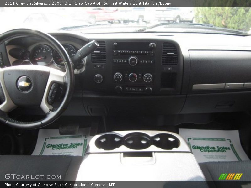 Summit White / Light Titanium/Ebony 2011 Chevrolet Silverado 2500HD LT Crew Cab 4x4