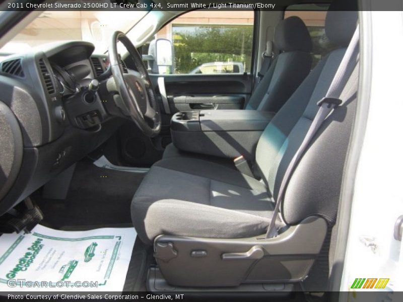 Summit White / Light Titanium/Ebony 2011 Chevrolet Silverado 2500HD LT Crew Cab 4x4