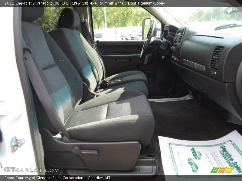 Summit White / Light Titanium/Ebony 2011 Chevrolet Silverado 2500HD LT Crew Cab 4x4