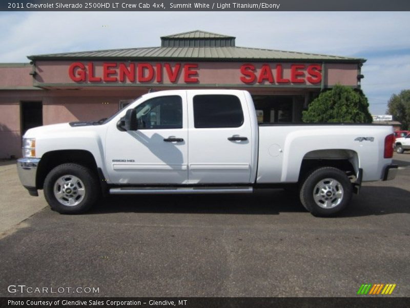 Summit White / Light Titanium/Ebony 2011 Chevrolet Silverado 2500HD LT Crew Cab 4x4