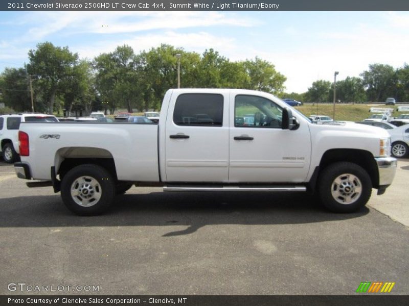 Summit White / Light Titanium/Ebony 2011 Chevrolet Silverado 2500HD LT Crew Cab 4x4
