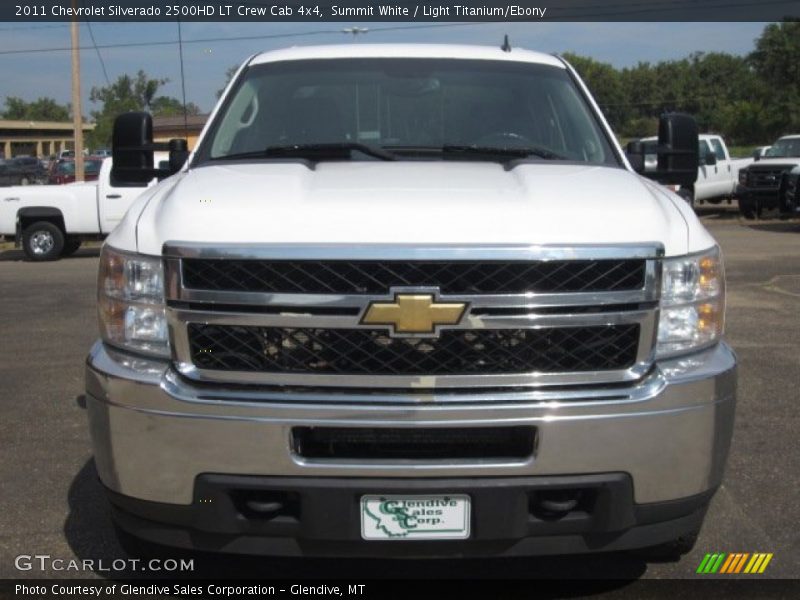 Summit White / Light Titanium/Ebony 2011 Chevrolet Silverado 2500HD LT Crew Cab 4x4