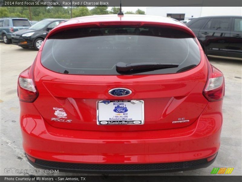Race Red / Charcoal Black 2014 Ford Focus SE Hatchback