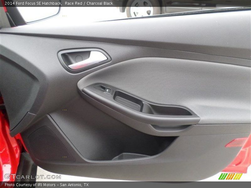 Race Red / Charcoal Black 2014 Ford Focus SE Hatchback