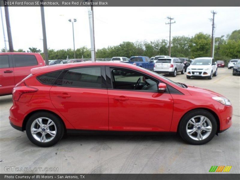 Race Red / Charcoal Black 2014 Ford Focus SE Hatchback