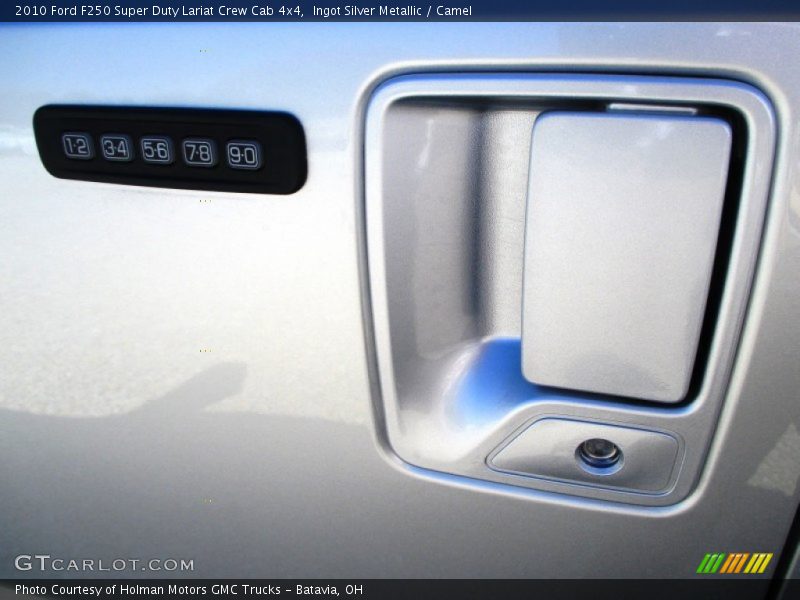 Ingot Silver Metallic / Camel 2010 Ford F250 Super Duty Lariat Crew Cab 4x4