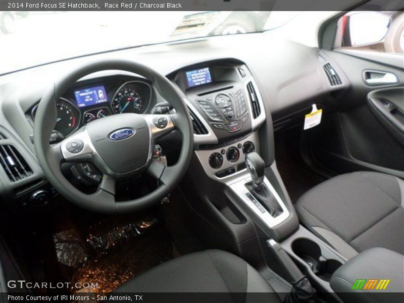 Race Red / Charcoal Black 2014 Ford Focus SE Hatchback