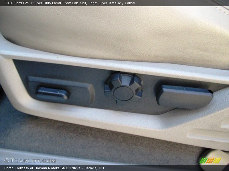 Ingot Silver Metallic / Camel 2010 Ford F250 Super Duty Lariat Crew Cab 4x4