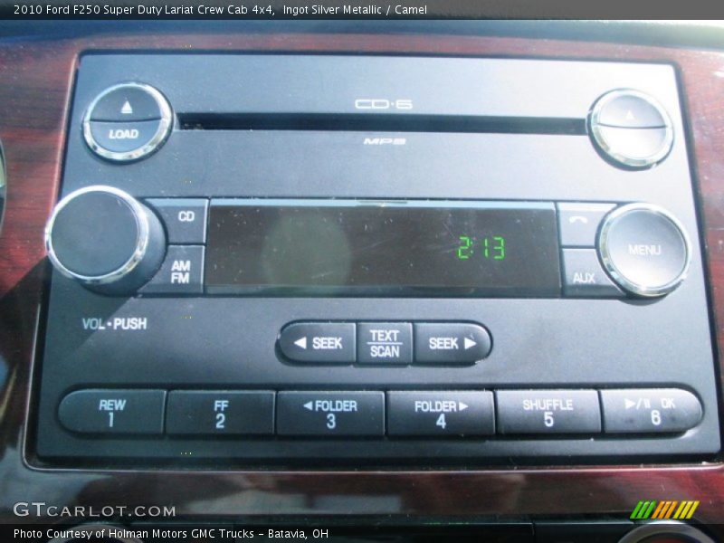 Ingot Silver Metallic / Camel 2010 Ford F250 Super Duty Lariat Crew Cab 4x4