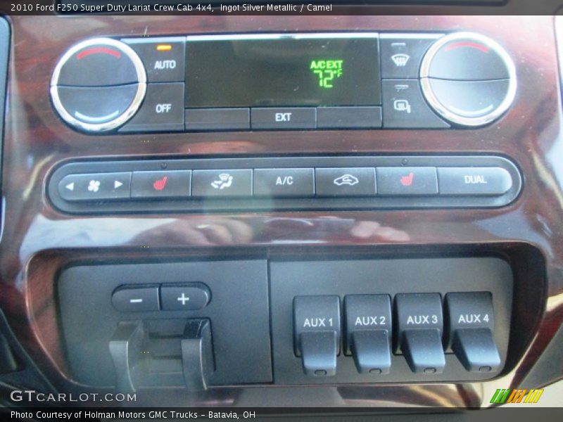 Ingot Silver Metallic / Camel 2010 Ford F250 Super Duty Lariat Crew Cab 4x4