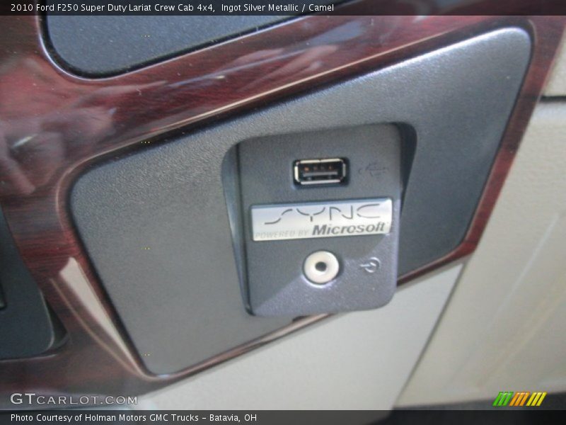 Ingot Silver Metallic / Camel 2010 Ford F250 Super Duty Lariat Crew Cab 4x4