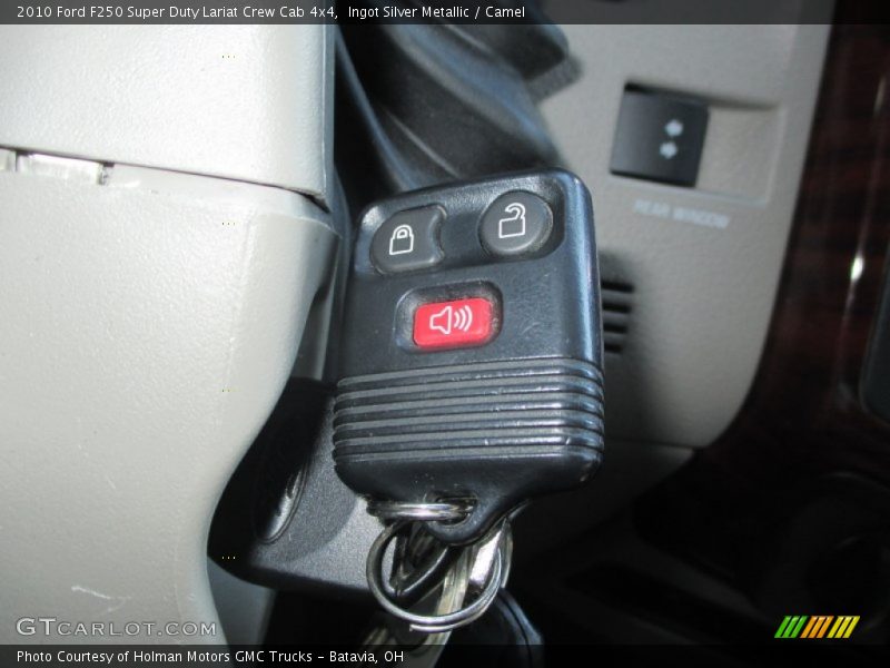Ingot Silver Metallic / Camel 2010 Ford F250 Super Duty Lariat Crew Cab 4x4