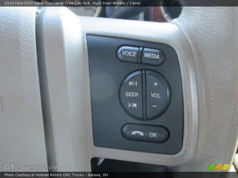 Ingot Silver Metallic / Camel 2010 Ford F250 Super Duty Lariat Crew Cab 4x4