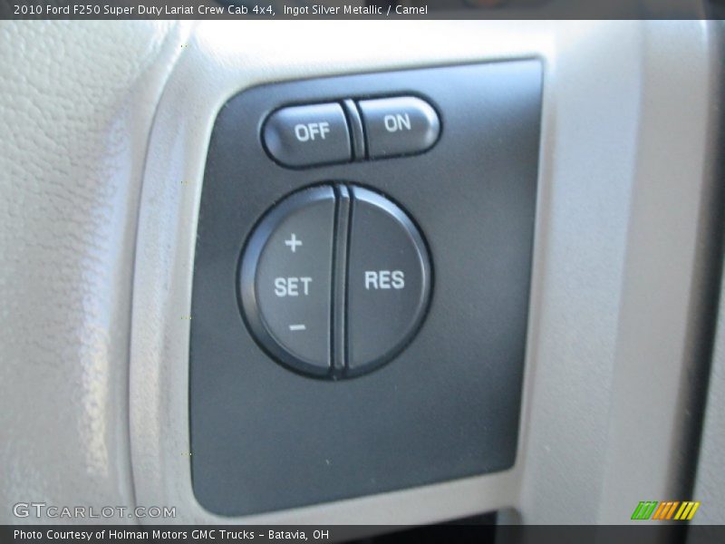 Ingot Silver Metallic / Camel 2010 Ford F250 Super Duty Lariat Crew Cab 4x4