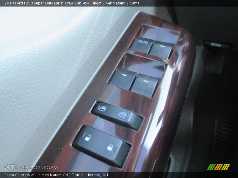 Ingot Silver Metallic / Camel 2010 Ford F250 Super Duty Lariat Crew Cab 4x4